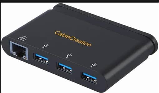 CableCreation 3 ports USB 3.0 Gigabit Ethernet Type-C Hub,