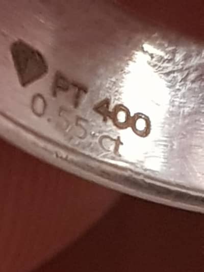 Men's Ring in Platinum