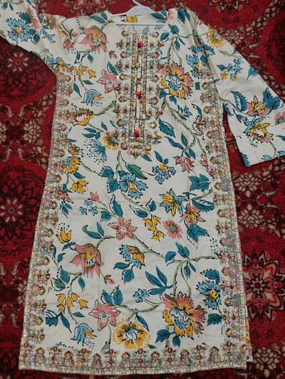 3 piece summer stitched suit