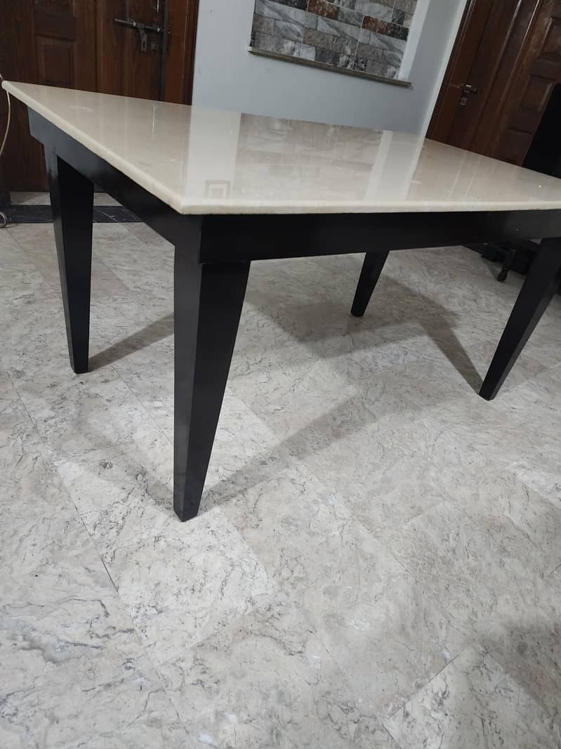 Marble top dining table 0