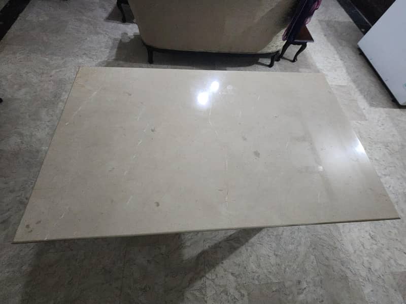 Marble top dining table 2