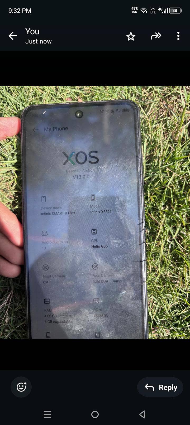 Infinix smart 8 plus cheap 4