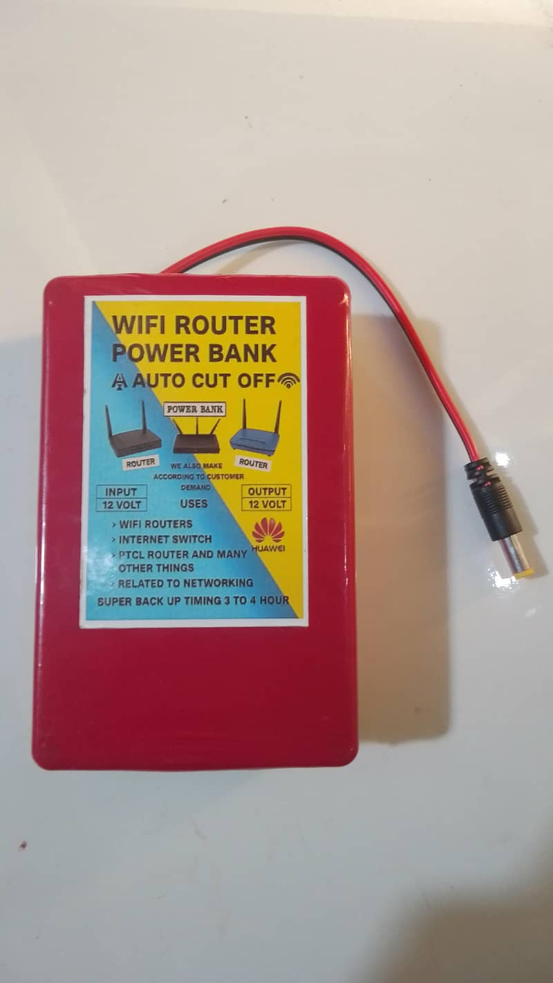 Router power bank 12v contact num 03193260461 - Networking - 1107561540