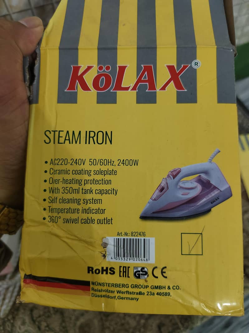 imported stream clothes  iron 0