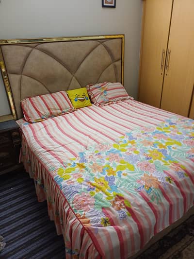 Double Lasani, king size bed( without Mattres )