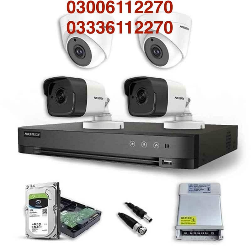 Cctv camera with complete installation 0