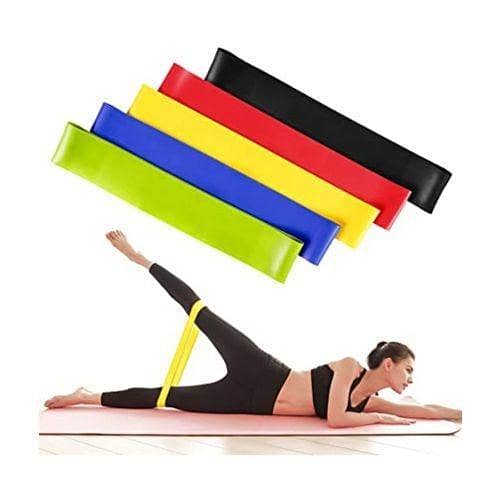 5-Piece Set of Exercise Resistance Bands