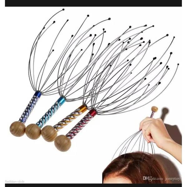 RXN Octopus Manual Head Massager for Relaxation and Scalp Massage