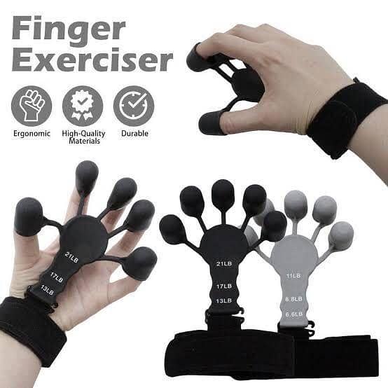 RN Hand Grip Strength Trainer - Gripper Exerciser for Strength Training and Guitar Practice