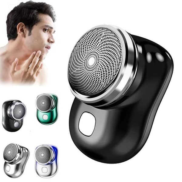 FSF Mini Electric Shaver – USB Rechargeable Portable Razor for Men – Compact and Travel-Friendly Grooming Tool