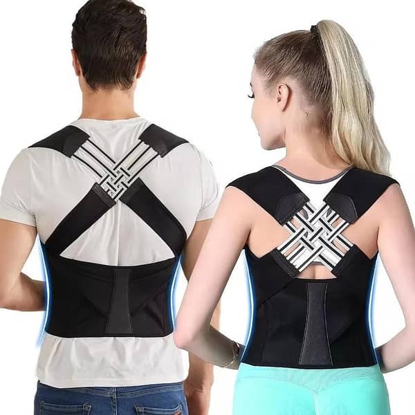iMucci Back Brace Posture Corrector for Men and Women, Adjustable Full Back Support and Shoulder Straightener