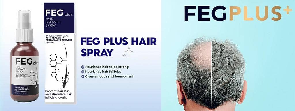 RN FEG Plus Hair Growth Spray for Improved Hair Health