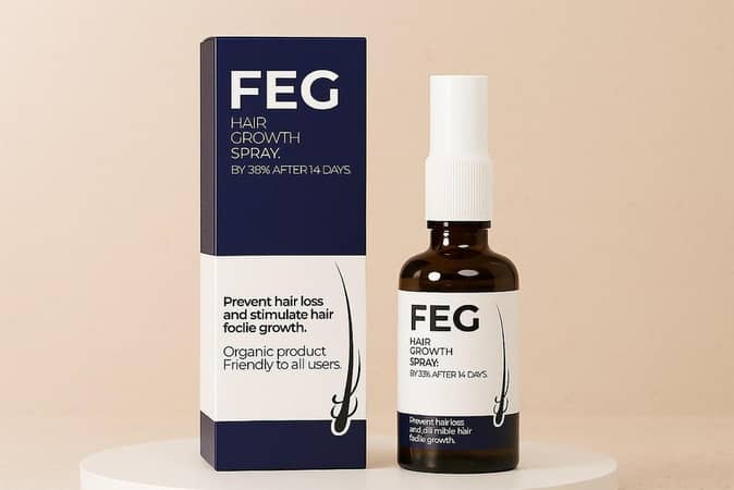 FEG Hair Growth Solution - 50ml Hair Growth Spray and Serum