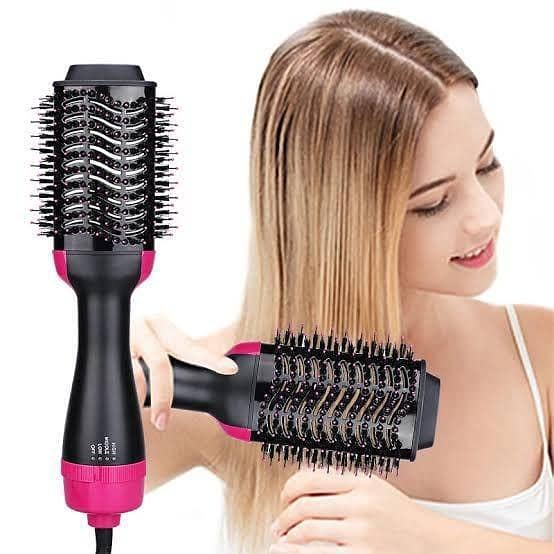 RXN Professional 3-in-1 Hot Air Brush - Hair Straightener, Dryer, and Volumizer