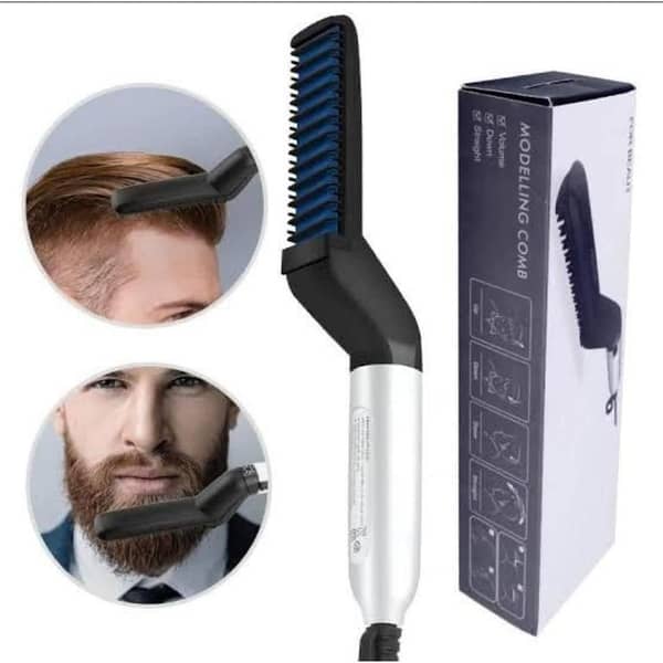 RN Men's Hair and Beard Straightener Device