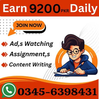 Assignment Job  / Part Time Full Time Job / Job for male and female