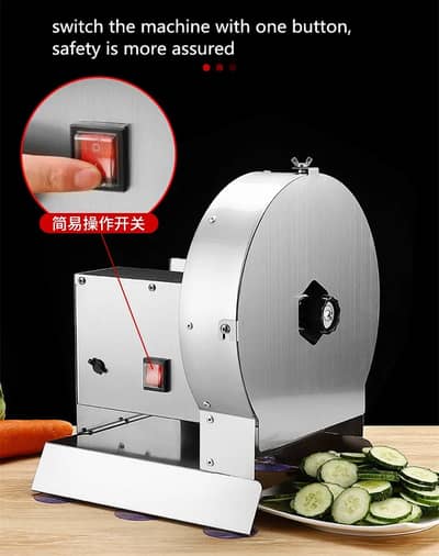 Electric/Manual dual-use Stainless steel fruit and vegetable slicer