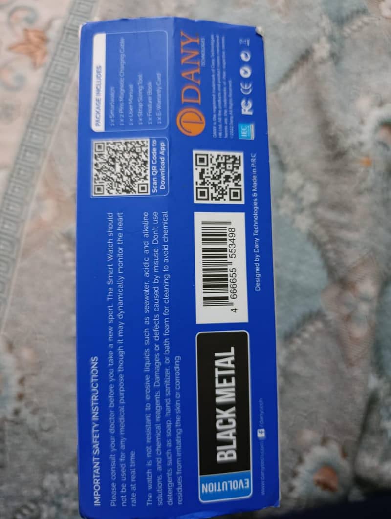 Dany evolution smart watch 4