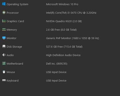 DELL I5-3rd CPU