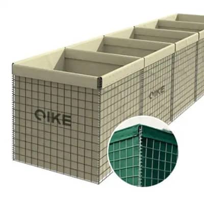 Chain link - Hesco bags - razor wire - Barbed & mesh, electric fence