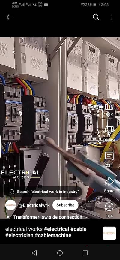 electrical work and soler installation