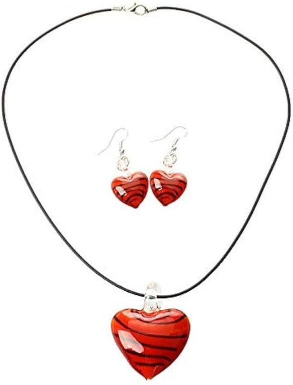 Anniversary or Valentine’s Gift – Monaro Heart Necklace & Earrings