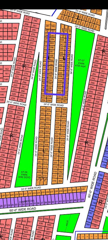 West Open Plot 80 Sq-Yd Old Block North Town Residency Phase 1 0