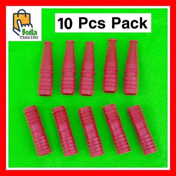10-Piece PVC Water Pipe and Garden Connector Set with Pressure Nozzles