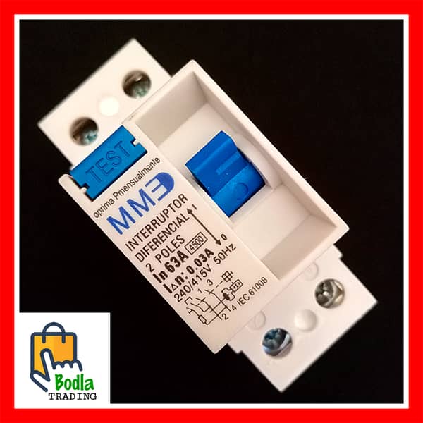 Earth Leakage Circuit Breaker 2 Polos 63A 240V
