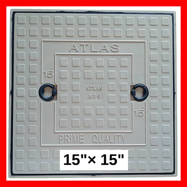 15" x 15" ABS Plastic Main Hole Cover - Durable and Reliable