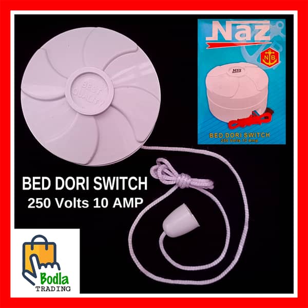 Bed Dori Light Pull Switch with a 250V 10 AMP Rating