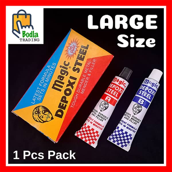 Magic Depoxi Steel - Large Size Pack
