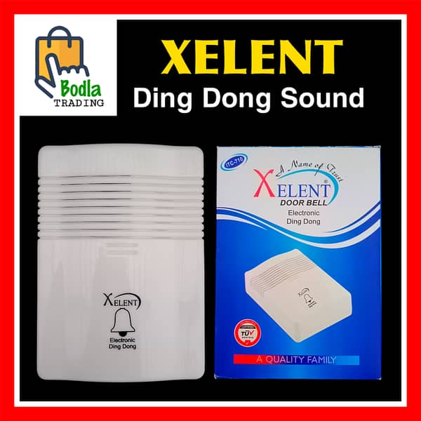 Xelent Door Bell Wired Premium Quality Loud Sound AC 220V-Xelent ITC-710