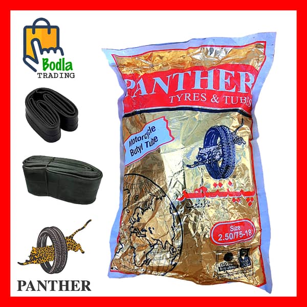 Panther 100cc Motorcycles Tube Butyle for 100cc Bike & All 18" inch wheels Front & Back 2.50/75-18