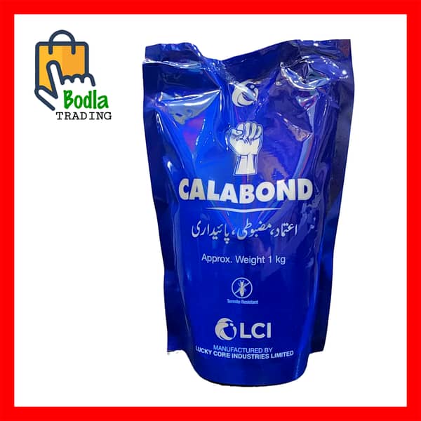 ICI LCI Calabond White Glue 1 Kg & 1/2 Kg Pack for Wood and Wallpaper Applications