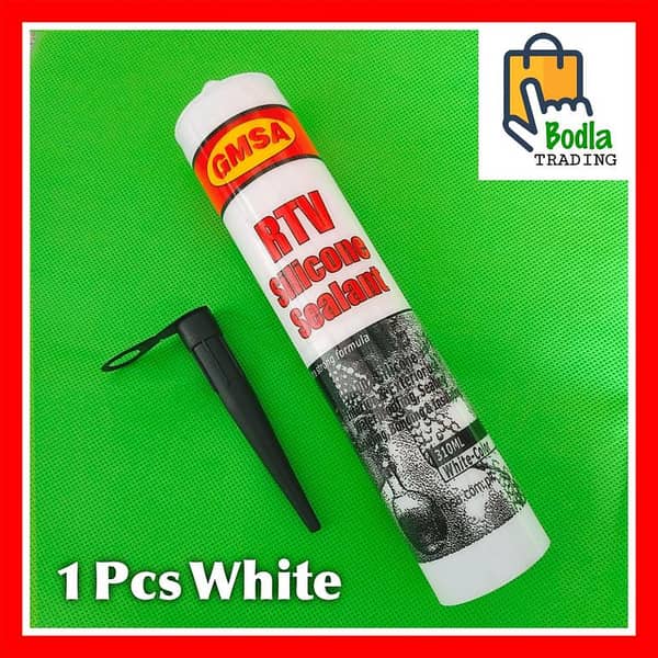 GMSA RTV Silicone Sealant 310ml - Transparent, Clear, White & Black