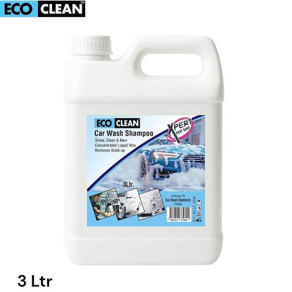 ECO CLEAN 3L Car Wash Liquid Shampoo - Professional and Environmentally Safe Auto Cleaning Solution