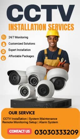Professional CCTV Camera Installation & Security System Services 1