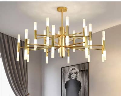 luxury chandeliers hanging  lights pendant lights crystal fanoos