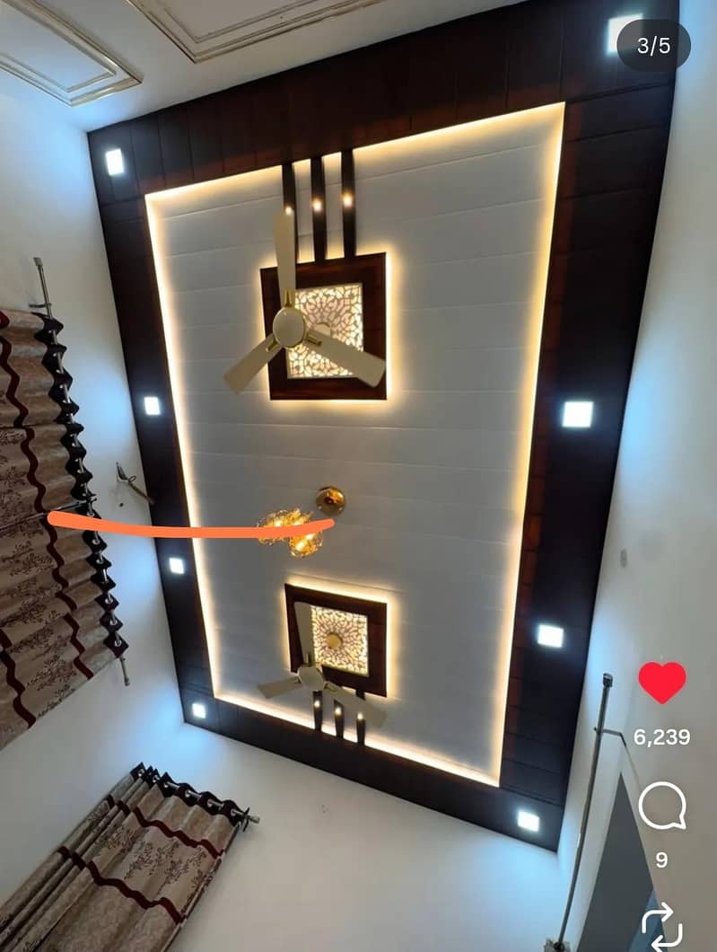 Wpc Fluted Panel - Pvc Wall Panel - Ceiling - Wallpaper 5