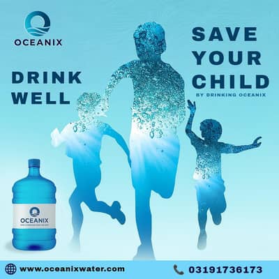 19 liters oceanix mineral water bottle