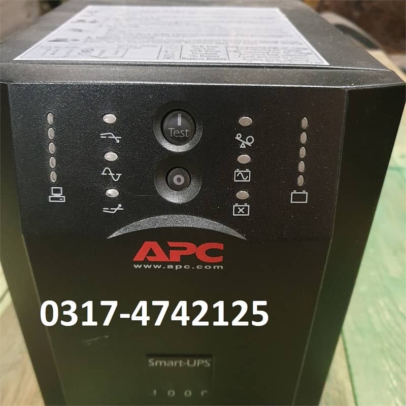 APC UPS ONLINE OFFLINE 650VA 750va REFURBISH BOX PACK 1KVA 2KVA 3Kva 5