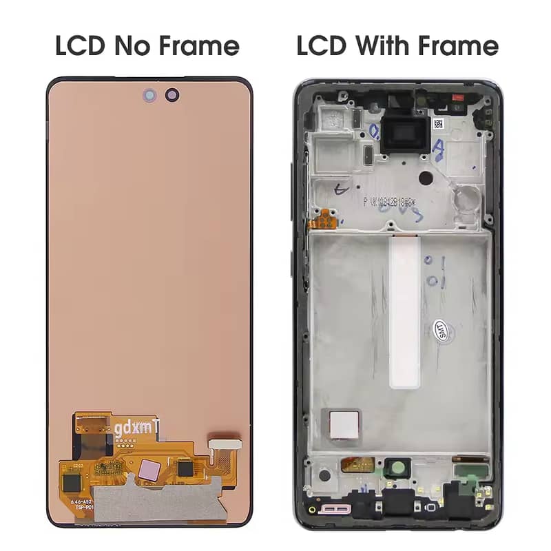 Samsung a52s AMOLED panel with frame 2