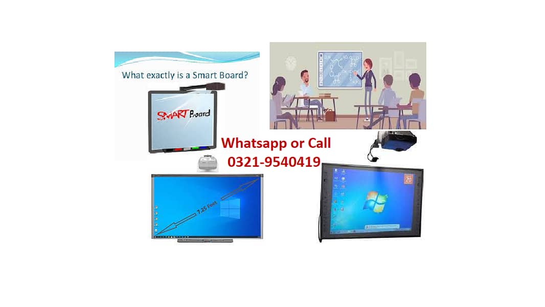 Smart Board, Smart Board, Digital Flat Screen, Interactive Screen 3
