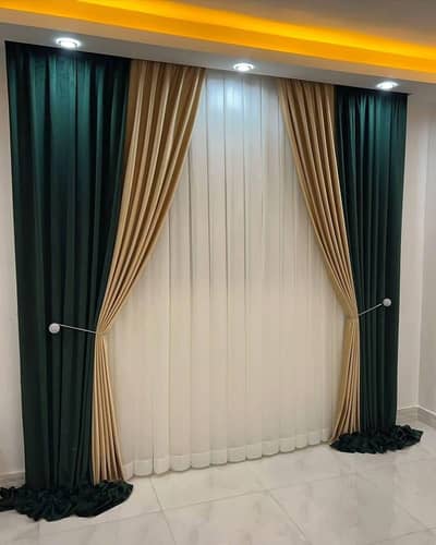curtains, Roller blinds, wallpaper,