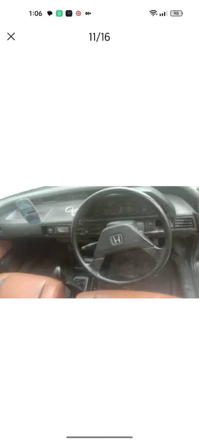 Honda civic 1986. original book file. iner original. power windows.