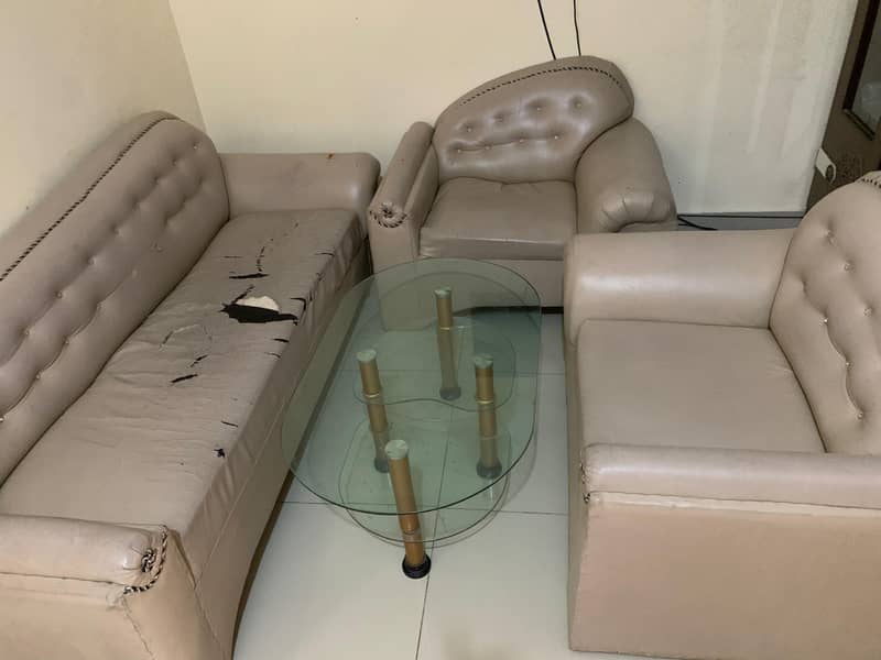 5 seater sofa set with table 0