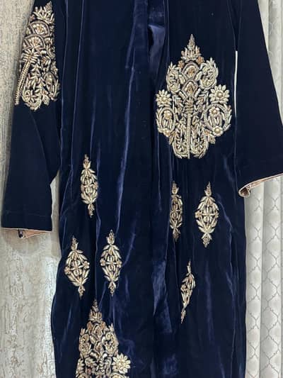 Velvet wedding wear