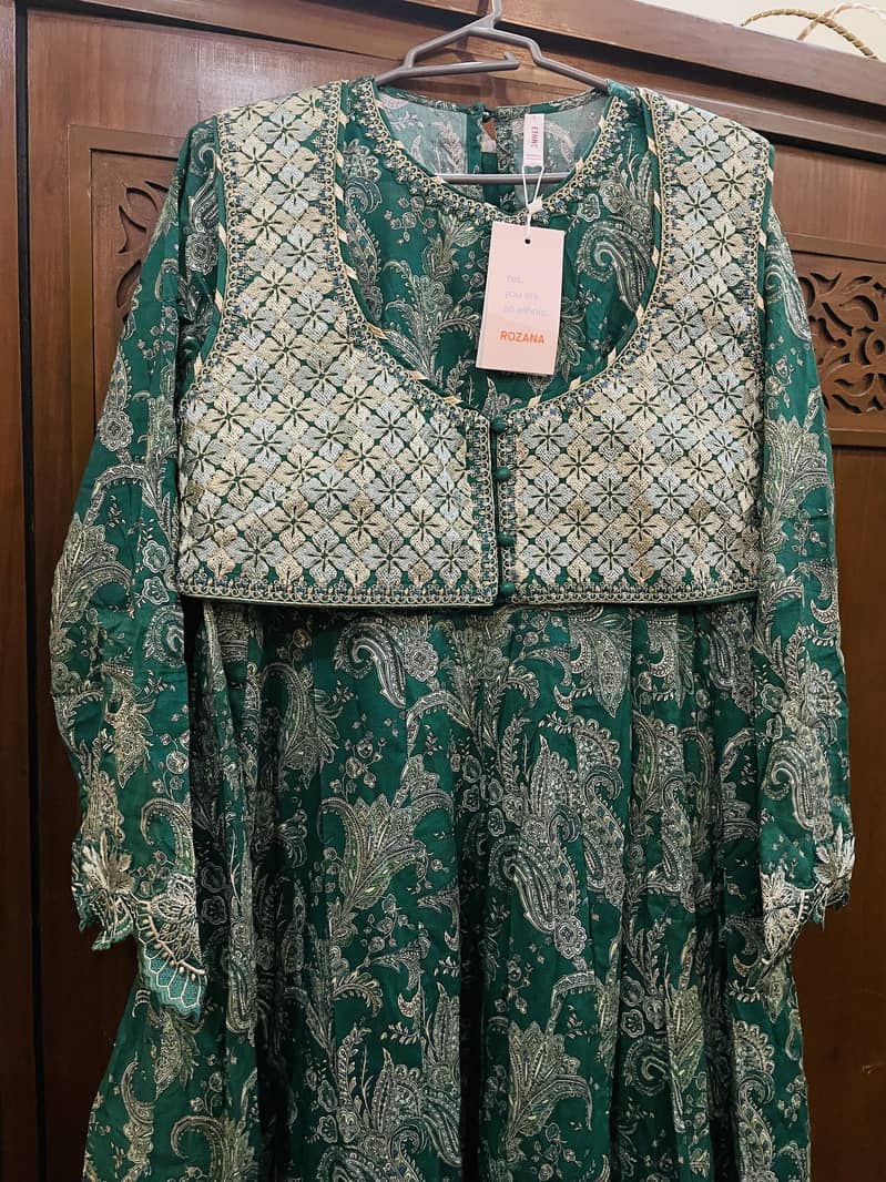 New tagged ethnic frok large size 8