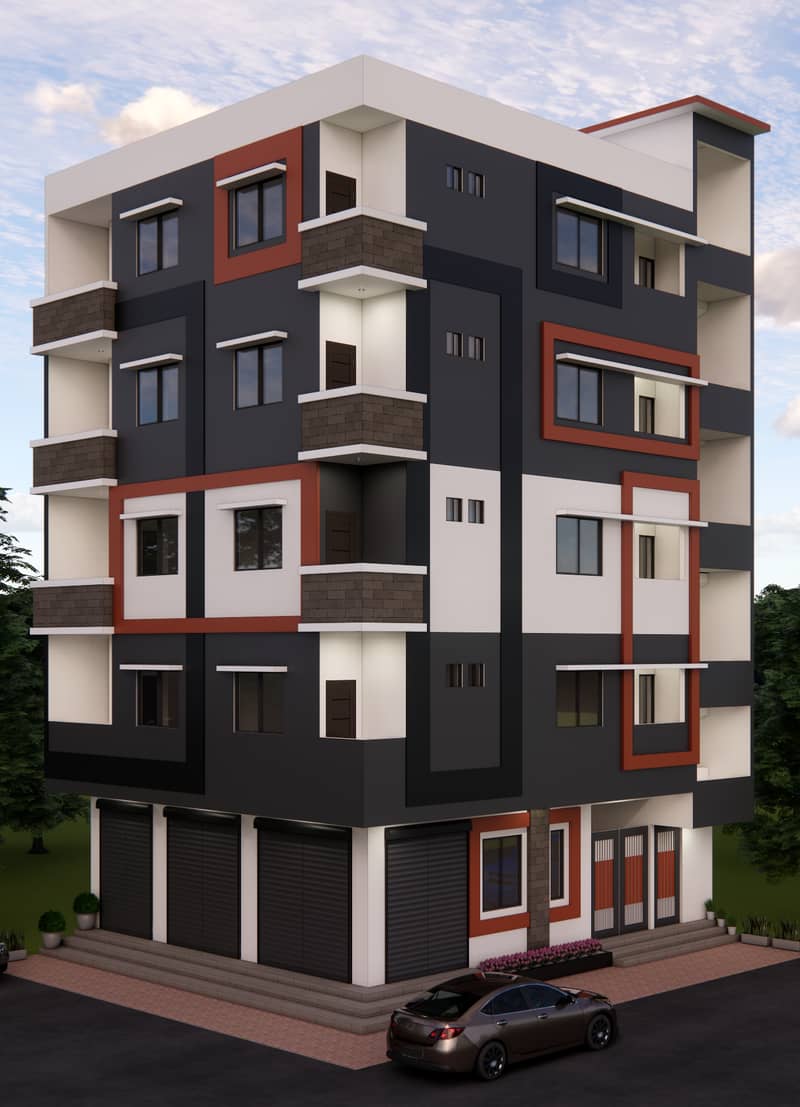 Architect,3d Modling & Elevation,3d Interior Design and Draftsmen. 4